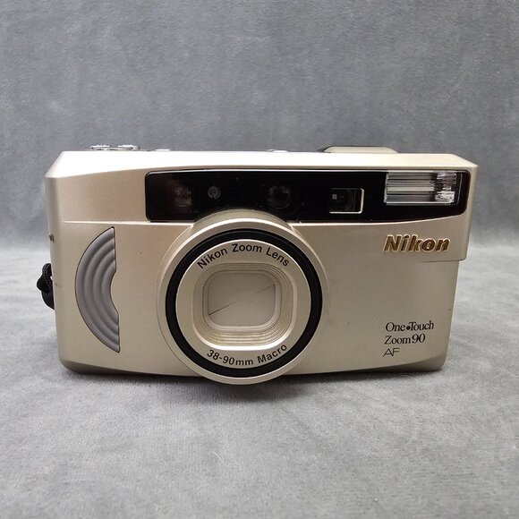 Vintage Nikon One Touch Zoom 90s AF Quartz Date 35mm Film Camera Tested B1-36 - Picture 2 of 7